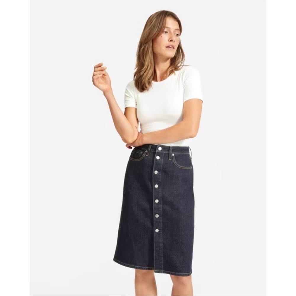 Everlane Denim Pencil Skirt - Size 26